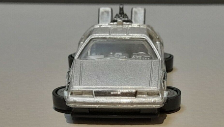 Машинка Базовая Hot Wheels DeLorean DMC-12 Back to the Future Time Machine - Hover Mode City 1:64 CFG79 Silver - Retromagaz, image 4