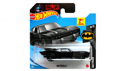 Машинка Базовая Hot Wheels Batman Batmobile Batman 1:64 GTB53 Black - Retromagaz, image 1