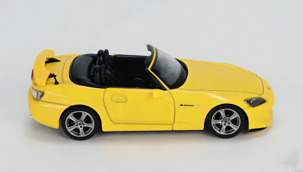 Машинка Premium MINI GT Honda S2000 Type S 1:64 Yellow - Retromagaz, image 4