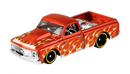 Машинка Базовая Hot Wheels '67 Chevy C10 Flames 1:64 FYC44 Orange - Retromagaz, image 2