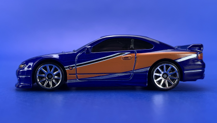 Тематична Машинка Hot Wheels Nissan Silvia (S15) Fast & Furious 1:64 HNR93 Blue - Retromagaz, image 4