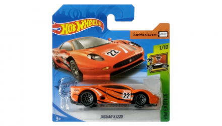 Машинка Базовая Hot Wheels Jaguar XJ220 Exotics 1:64 FYC32 Orange - Retromagaz, image 1