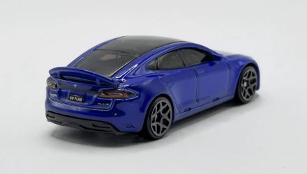 Машинка Базова Hot Wheels Tesla Model S Plaid Quarter Mile Heroes 1:64 HRY91 Blue - Retromagaz, image 2