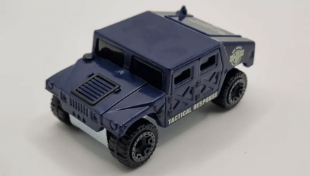 Машинка Базова Hot Wheels HMMWV Humvee First Response 1:64 HTD00 Blue - Retromagaz, image 1