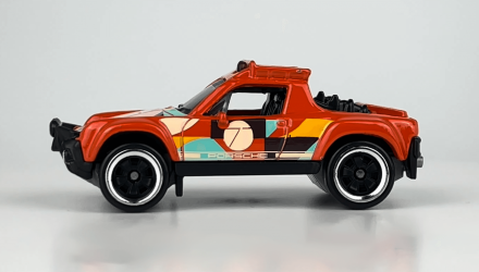 Тематична Машинка Hot Wheels Porsche 914 Safari Type 7 Speed Graphics 1:64 HRT06 Orange - Retromagaz, image 3