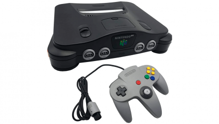 Набір Консоль Nintendo N64 FAT Europe Charcoal Grey Б/У + Геймпад Дротовий Grey 1.8m 2 шт Б/У - Retromagaz, image 3