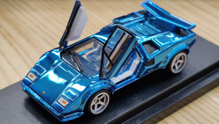 Машинка Premium Hot Wheels '82 Lamborghini Countach LP500 S Red Line Club RLC 1:64 HGW25 Blue - Retromagaz, image 2