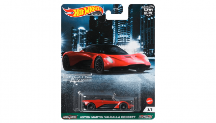 Машинка Premium Hot Wheels Aston Martin Valhalla Concept Exotic Envy 1:64 GRJ75 Red - Retromagaz, image 1