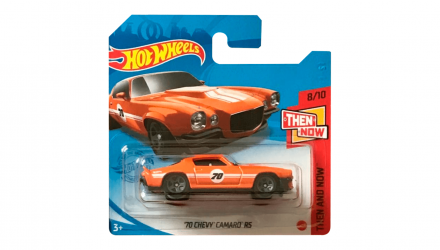 Машинка Базовая Hot Wheels '70 Chevy Camaro RS Then and Now 1:64 GTB37 Orange - Retromagaz, image 1