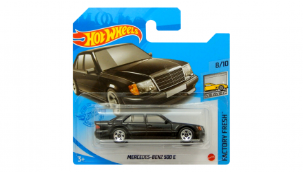 Машинка Базова Hot Wheels Mercedes-Benz 500 E Factory Fresh 1:64 GRX59 Black - Retromagaz, image 1