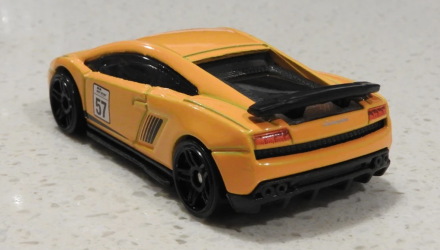 Тематична Машинка Hot Wheels Lamborghini Gallardo LP 570-4 Superleggera Gran Turismo 1:64 DJL19 Yellow - Retromagaz, image 3