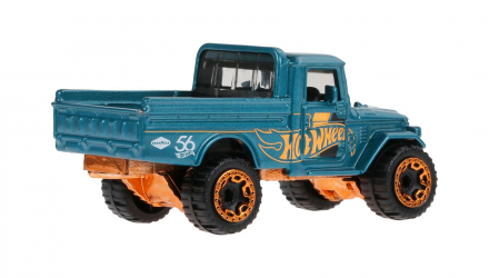 Тематическая Машинка Hot Wheels Toyota Land Cruiser Green and Gold 1:64 HVX01 Turquoise - Retromagaz, image 2