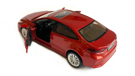 Машинка Автопром Toyota Corolla Hybrid 1:43 Red - Retromagaz, image 5