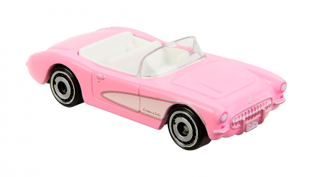 Машинка Базова Hot Wheels 1956 Corvette Barbie The Movie 1:64 HPR54 Pink - Retromagaz, image 5