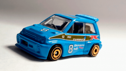 Машинка Базова Hot Wheels '85 Honda City Turbo II Nightburnerz 1:64 FYD12 Blue - Retromagaz, image 2