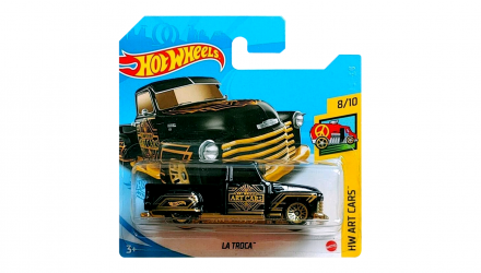 Машинка Базовая Hot Wheels La Troca Art Cars 1:64 GRY35 Black - Retromagaz, image 1