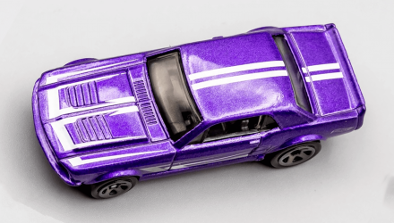 Машинка Базова Hot Wheels '67 Ford Mustang Coupe Muscle Mania 1:64 GTB45 Purple - Retromagaz, image 4