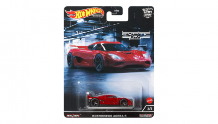 Машинка Premium Hot Wheels Koenigsegg Agera R Exotic Envy 1:64 HCJ90 Red - Retromagaz, image 1