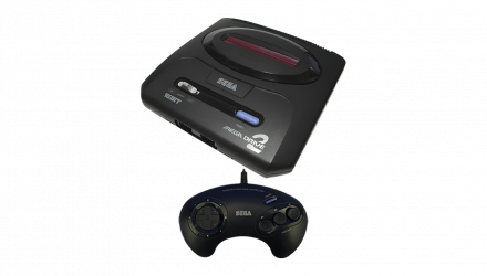 Набір Консоль Sega Mega Drive 2 HAA-2502 Black Б/У  + Геймпад Дротовий Blue - Retromagaz, image 1