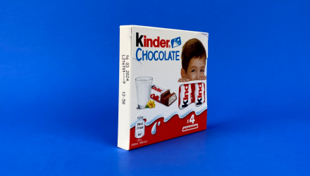 Набір Шоколад Молочний Kinder Chocolate 4 Pieces 50g 20шт - Retromagaz, image 2