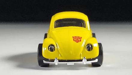 Машинка Базовая Hot Wheels Beetle Bumblebee Transformers Screen Time 1:64 HTB35 Yellow - Retromagaz, image 3