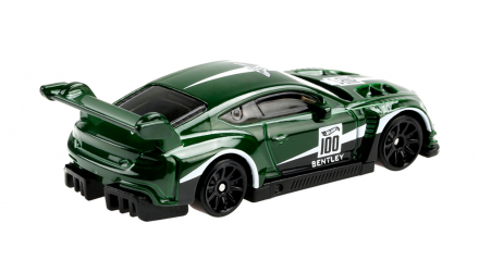 Машинка Базовая Hot Wheels 2018 Bentley Continental GT3 Race Day 1:64 GRX93 Green - Retromagaz, image 3