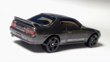 Машинка Базовая Hot Wheels Nissan Skyline GT-R (BNR32) Turbo 1:64 GHD03 Grey - Retromagaz, image 3