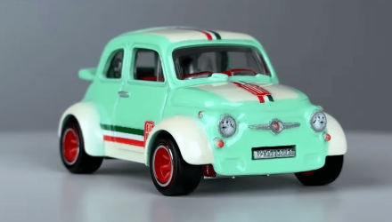 Машинка Premium Hot Wheels '60s Fiat 500 D Modificado Boulevard 1:64 HRT65 Green - Retromagaz, image 4