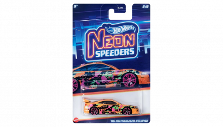 Тематична Машинка Hot Wheels '95 Mitsubishi Eclipse Neon Speeders 1:64 HLH72/HRW71 Orange - Retromagaz, image 1