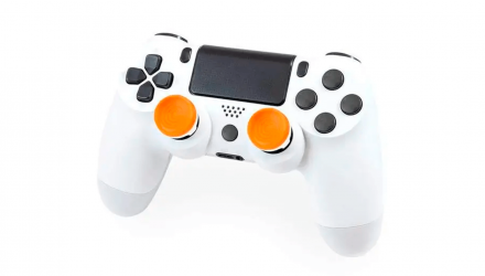 Накладки на Стики KontrolFreek Thumb Grips Rush for PlayStation 5 4 Orange 2шт Новый - Retromagaz, image 1