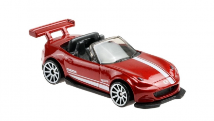 Машинка Базовая Hot Wheels '15 Mazda MX-5 Miata Then and Now 1:64 GTB35 Red - Retromagaz, image 2