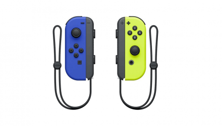 Контроллеры Беспроводной Nintendo Switch Joy-Con Blue Neon Yellow Новый - Retromagaz, image 1