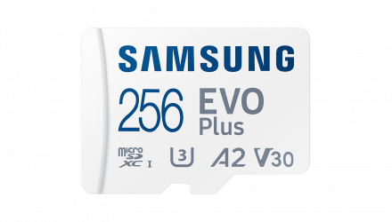 Карта Памяти Samsung Evo Plus UHS-I U3 V30 A2 + SD Adapter 256GB - Retromagaz, image 1