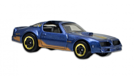 Машинка Базова Hot Wheels Hot Bird Muscle Mania 1:64 GTB46 Dark Blue - Retromagaz, image 3