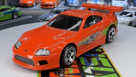 Тематична Машинка Hot Wheels Toyota Supra Brian O'Conner Fast & Furious 1:64 JBY30 Orange - Retromagaz, image 2