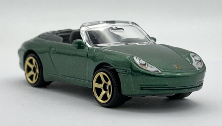 Машинка Большой Город Matchbox Porsche 911 Carrera Cabriolet Highway 1:64 HFR92 Green - Retromagaz, image 5