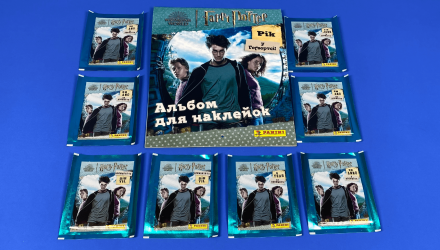 Набор Альбом + Наклейки 10шт Гарри Поттер Год в Хогвартсе Harry Potter PANINI - Retromagaz, image 1