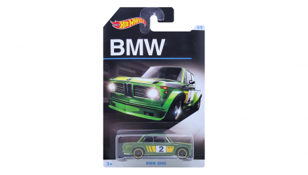 Тематическая Машинка Hot Wheels BMW 2002 BMW 1:64 DJM83 Green - Retromagaz, image 1