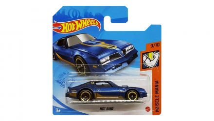 Машинка Базова Hot Wheels Hot Bird Muscle Mania 1:64 GTB46 Dark Blue - Retromagaz, image 1