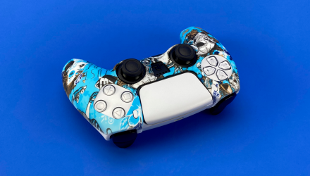 Чехол Силиконовый RMC PlayStation 5 Skulls Blue Новый - Retromagaz, image 2