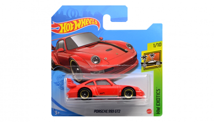 Машинка Базова Hot Wheels Porsche 993 GT2 Exotics 1:64 GRY84 Red - Retromagaz, image 1