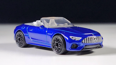 Машинка Большой Город Matchbox Mercedes-AMG SL 63 Highway 1:64 HKW29/HLD46 Blue - Retromagaz, image 4