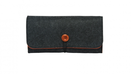 Чехол Мягкий RMC Switch OLED Model Lite Soft Bag Dark Grey Новый - Retromagaz, image 1