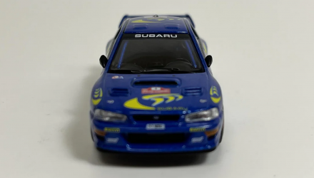 Машинка Premium MINI GT Subaru Impreza 1:64 Blue - Retromagaz, image 4