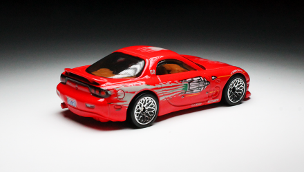 Машинка Premium Hot Wheels `95 Mazda RX-7 Fast & Furious 1:64 GBW82 Red - Retromagaz, image 2