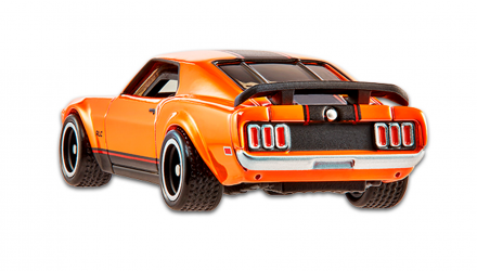 Машинка Premium Hot Wheels '70 Ford Mustang Boss 302 Red Line Club RLC 1:64 GXJ22 Orange - Retromagaz, image 5