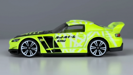 Тематична Машинка Hot Wheels Honda S2000 Neon Speeders 1:64 HLH72/HRW72 Green - Retromagaz, image 4