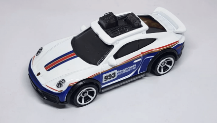 Машинка Базовая Hot Wheels Porsche 911 Rallye Turbo 1:64 HRY70 White - Retromagaz, image 3