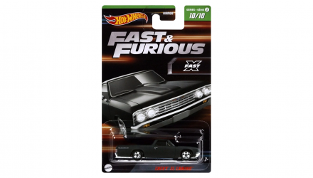 Тематична Машинка Hot Wheels Chevy El Camino Fast & Furious 1:64 HNR88/HNT10 Black - Retromagaz, image 1