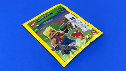 Конструктор Lego Фігурка Hero With Skeleton Paper Bag Minecraft 662409 Новий - Retromagaz, image 1